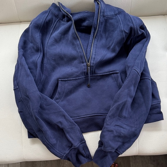 Lululemon Scuba Blue Half-Zip Jacket - Picture 1 of 2